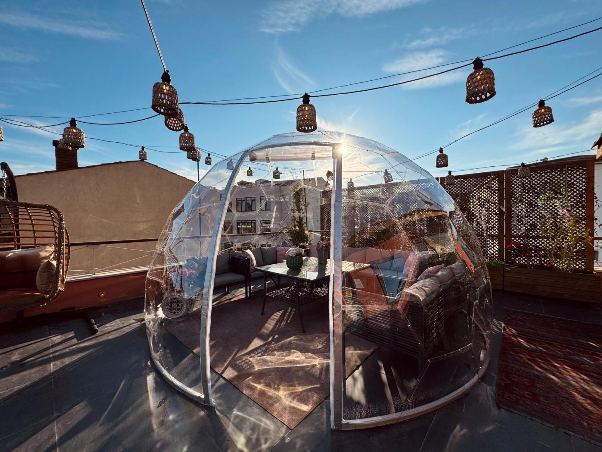 Waterfront Apartment By The Tram - Terrace With Dome & Golden Horn View In Fatih Istanbul Exterior photo